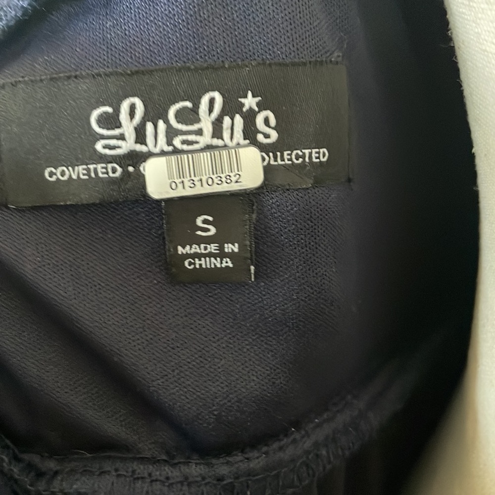 Lulus  navy blue prom dress size small - Picture 3 of 3
